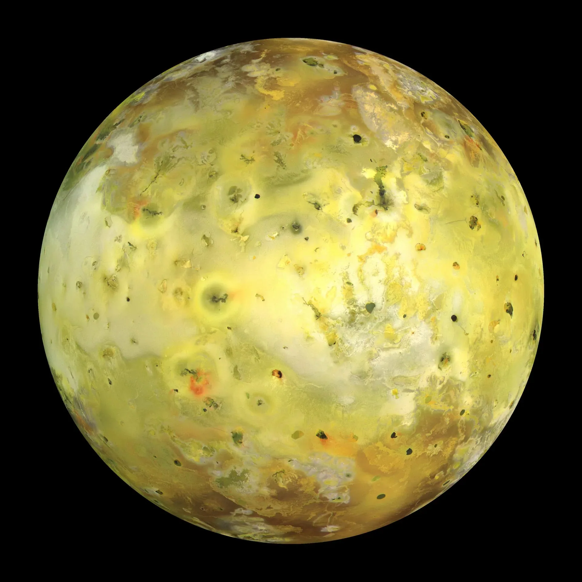 Io fotografada pela sonda Galileo da NASA